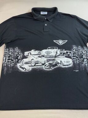 Vintage Austin-Healey Polo Shirt Mens Oregon Club 1990 Single Stitch XL